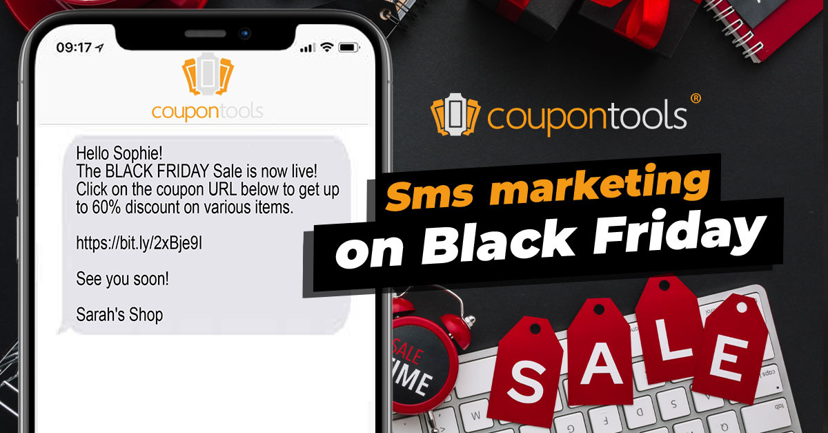 Send Digital Coupons via SMS on Black Friday