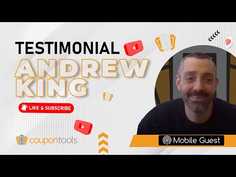 Videos Coupontools.com | Testimonial Andrew King
