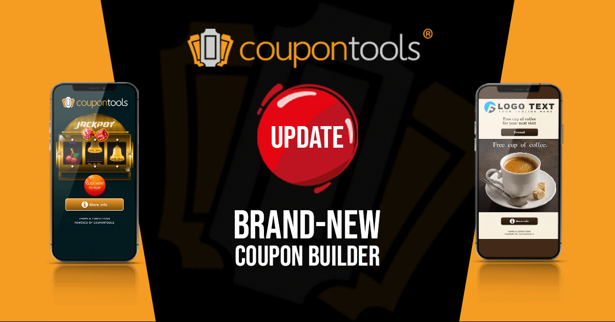Brand-new coupon builder!