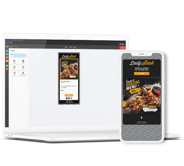 Landing Page Builder for amazing digital Landing Pages for secure campaign distribution.